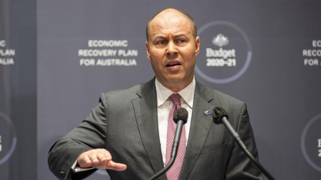 Josh Frydenberg at Parliament House in Canberra on Tuesday. Picture: Martin Ollman