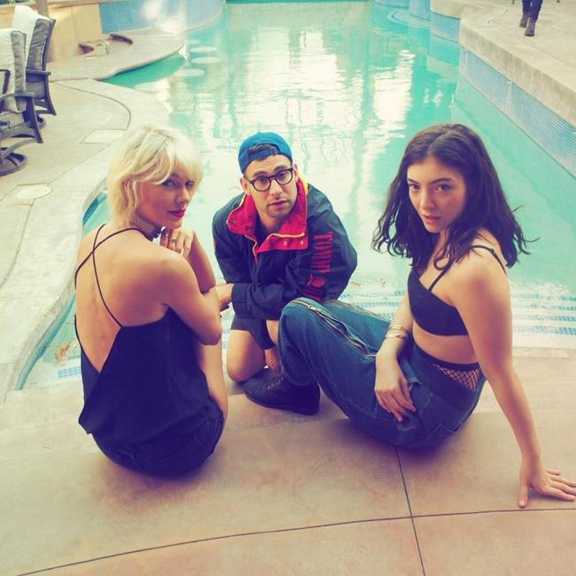 Coachella 2016 on social media... Taylor Swift, Jack Antonoff and Lorde. Picture: Instagram