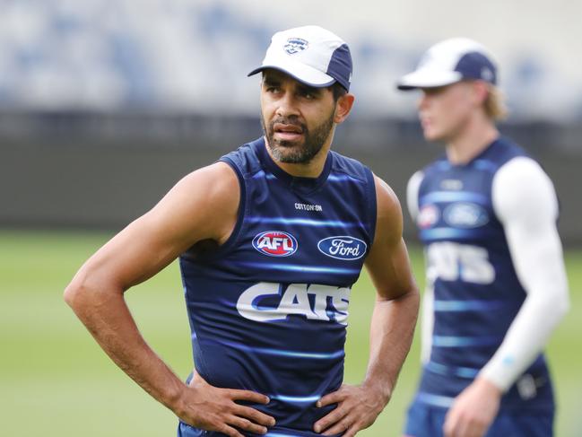 Jack Martin is touch and go for Geelong’s season opener. Picture: Mark Wilson