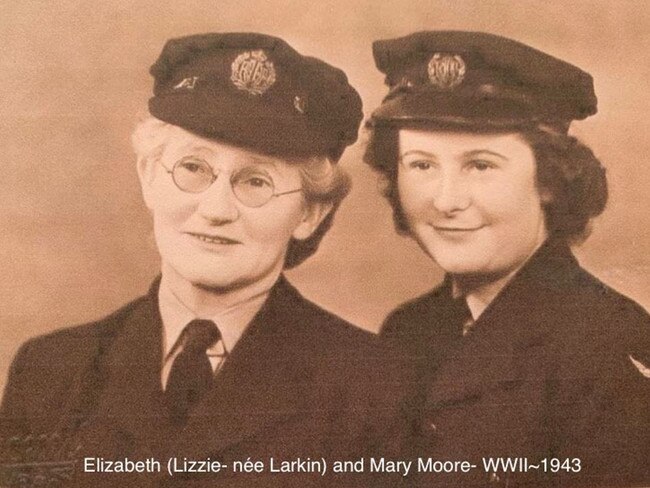 Christopher Luke Moore’s wife Elizabeth and daughter Mary. Picture: Ancestry.com