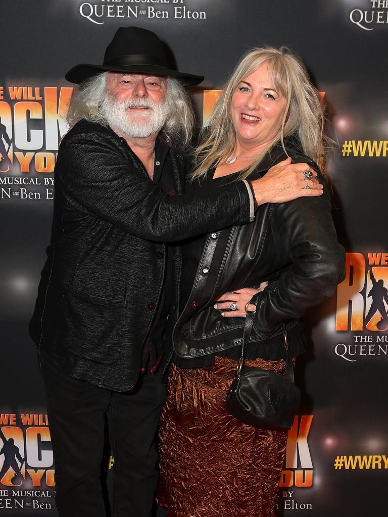 Amanda Pelman with her ex-husband Brian Cadd. Picture: Julie Kiriacoudis.