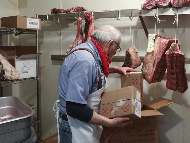 Some meat workers fear catching the virus if they return to work. Picture: AP