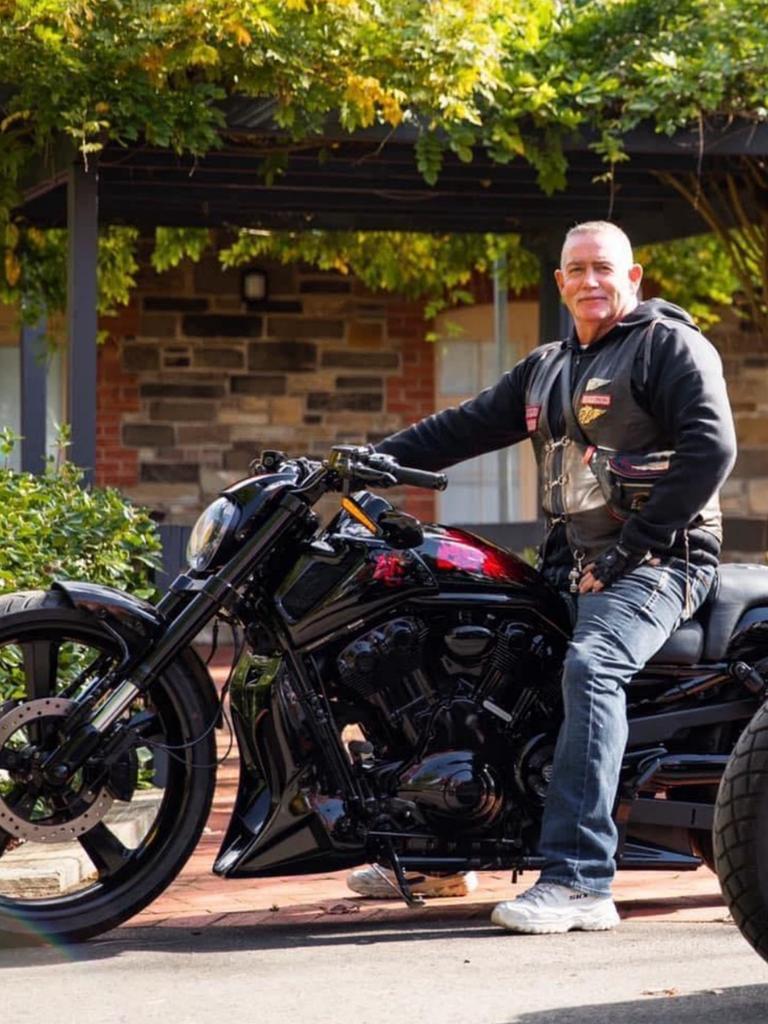 Hells Angels bikie Terry Polley. Picture: Facebook