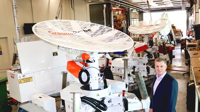 Brian Gillespie of GroundProbe at the company's Brisbane factory