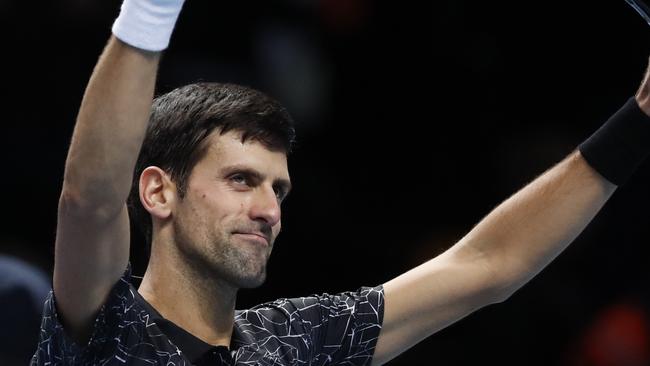 Novak Djokovic is the hot favourite for the Australian Open. Picture: AP Photo 