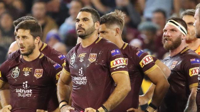 Baby Blues blitz QLD                      Greg Inglis had a captain’s performance, but his team missed his quartet of Maroons’ greats.