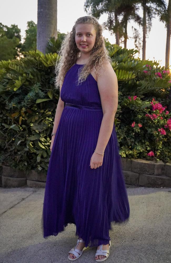 Anna-Maree Ewart at the Mackay North State High School formal at Windmill Function Centre, November 19, 2021. Picture: Heidi Petith