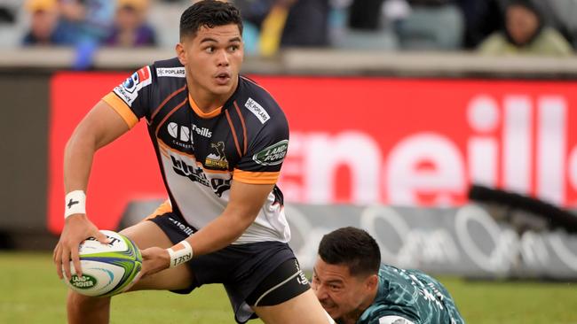 Noah Lolesio has found his feet quickly at the Brumbies. Picture: Getty Images