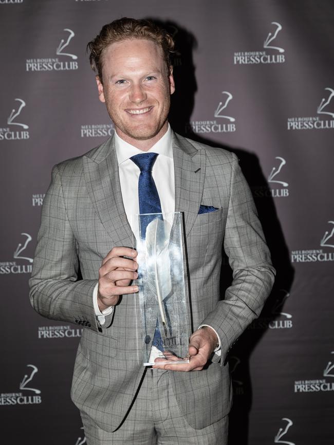 The Age sports reporter Sam McClure was stripped of his Quill award. Picture: Mathew Lynn