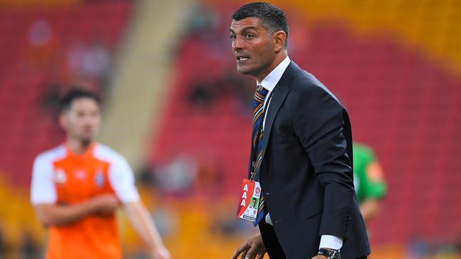 Brisbane Roar coach John Aloisi isn’t sitting around waiting for a call. Picture: AAP