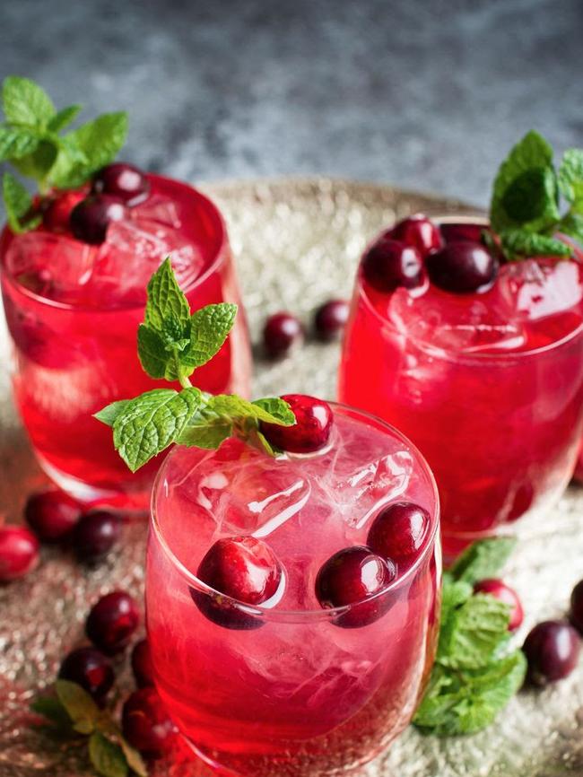 Cranberry Gin Cocktail from Settlers Spirits, McLaren Vale. Picture: Supplied