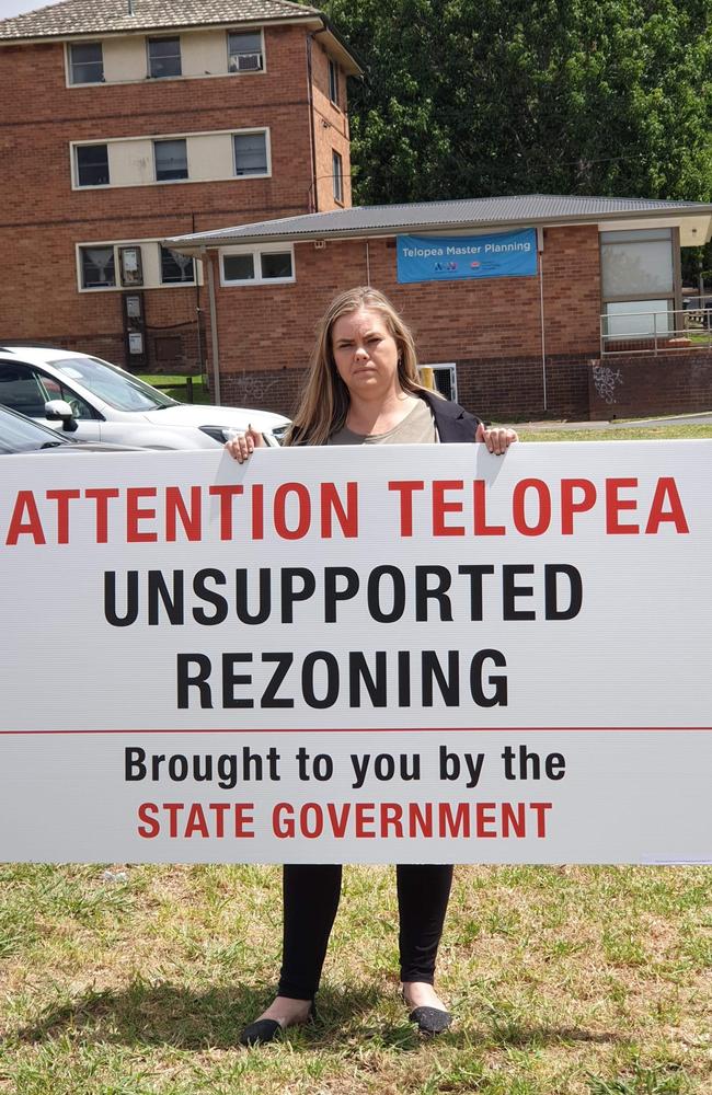 Cr Garrard is furious with the State Government's plans for Telopea.