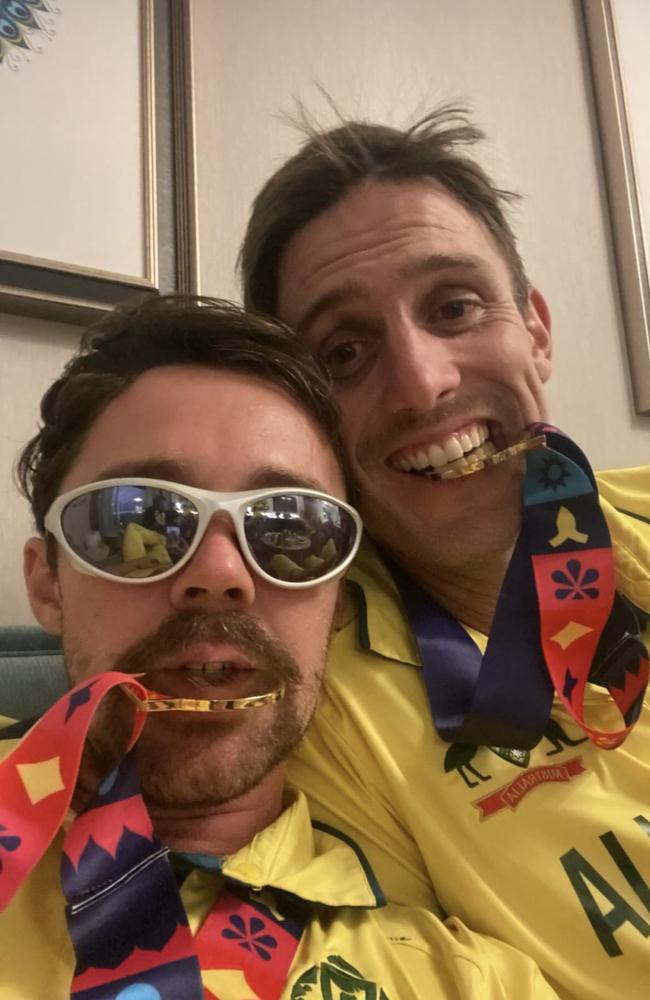 Travis Head’s World Cup celebrations went viral. Picture: instagram @travishead34