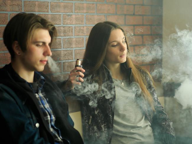 Vapes are being targeted to teenagers and young adults and are seen as a pathway to smoking.