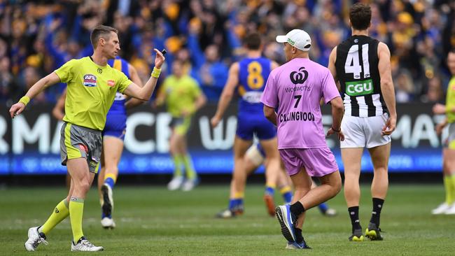 Alex Woodward on Grand Final day. Picture: AAP Images