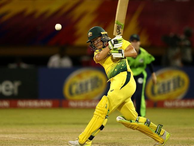 Alyssa Healy blasted a quick-fire half-century.  Picture: Getty