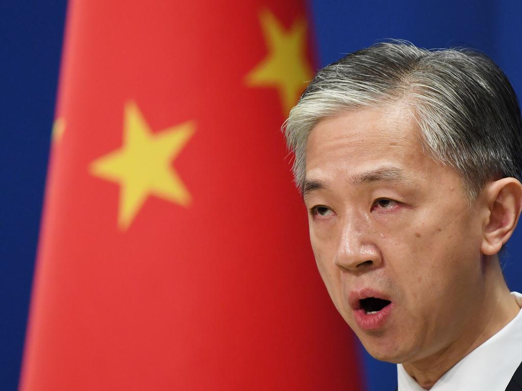 Chinese foreign ministry spokesman Wang Wenbin has accused Australia of abusing state power. Picture: Greg Baker / AFP