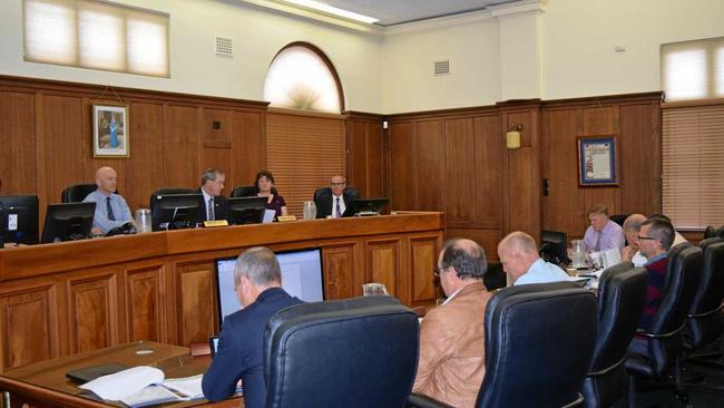 Gympie Regional Council meeting for the 2016 budget. Picture: Arthur Gorrie