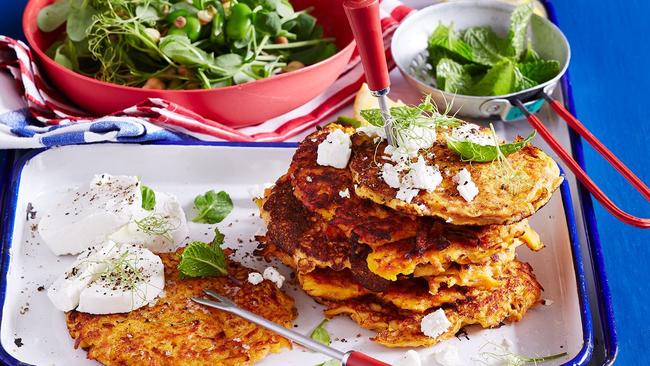 Cheap and healthy pumpkin hash browns.