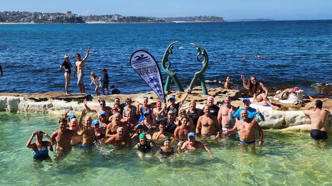 Competitors in the 2024 Ocean Rockpool Tour charity swim. Picture: Supplied