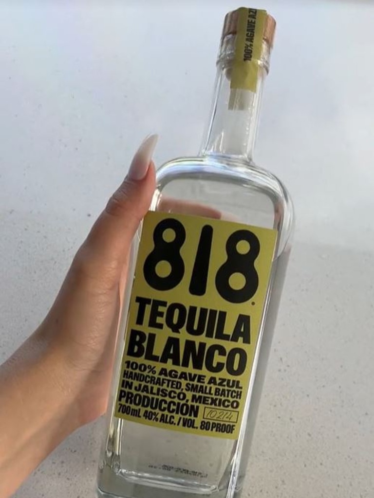 The two tequila’s available here retail for between $100 – $130. Picture: TikTok