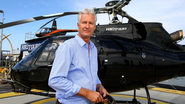 Gold Coast Helitours owner and pilot Scott Menzies. Picture: David Clark