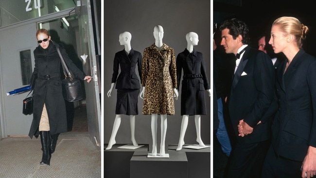 Two coats and a jacket from late style icon Carolyn Bessette-Kennedy are valued at more than $US50,000 in an upcoming Sotheby’s sale.