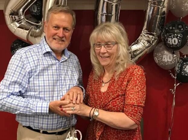 The couple recently celebrated their 40th wedding anniversary.