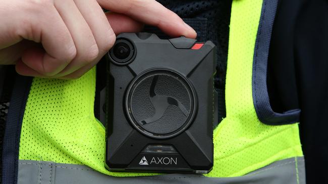 Body worn cameras are a staple of modern law enforcement. Picture: Alison Wynd