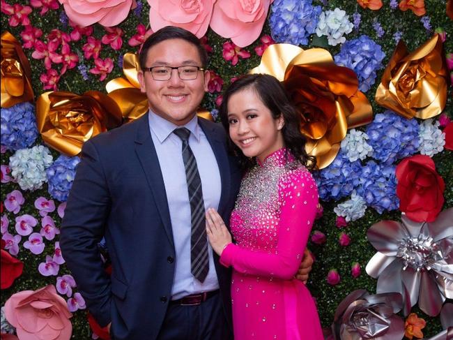 Kieran Ngo, 26, and his girlfriend Monica Nguyen. Mr Ngo died hours after taking himself to Bankstown Hospital saying he felt unwell. Picture: Facebook