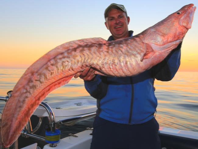 Gone Fishing's Al McGlashan says the pink ling is about as ugly as a fish  can get but he loves fishing for them because this beast from the deep has  a tasty