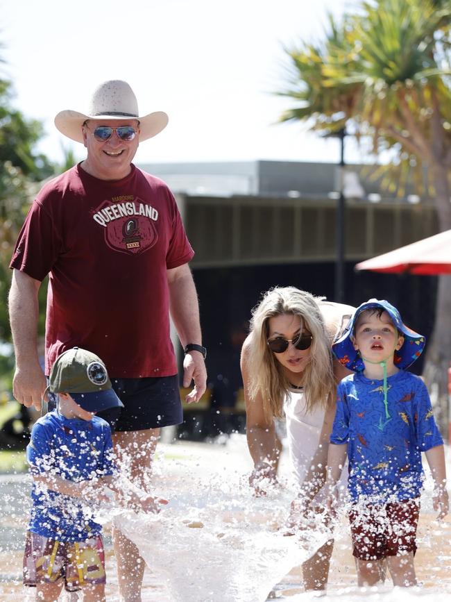 Deputy PM Barnaby Joyce enjoyed a day out with his young family. Picture Brad Hunter, Office of the Deputy PM