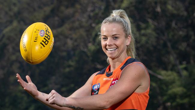 New Giants AFLW draftee Emily Goodsir. Pic: Julian Andrews.