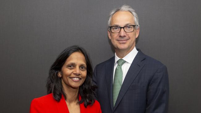 Nicholas Moore with new CEO Shemara Wikramanayake