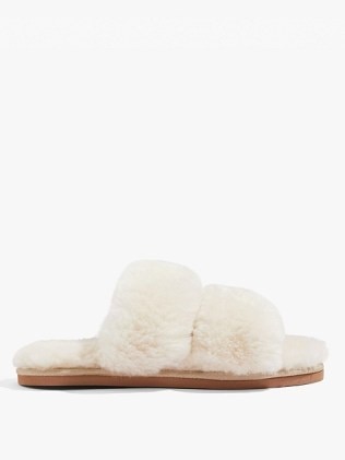 Australian Made Shearling Double Slide. Picture: Country Road.