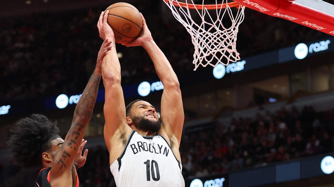 Ben Simmons goes up for a dunk. (Photo by Michael Reaves / GETTY IMAGES NORTH AMERICA / Getty Images via AFP)