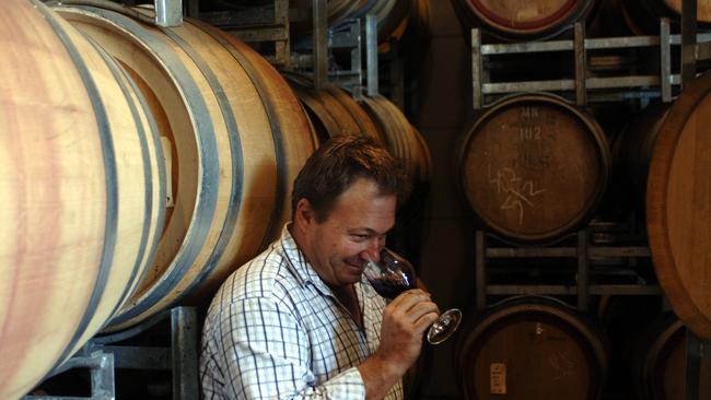 Winemaker Rolf Binder in the Barossa Valley.