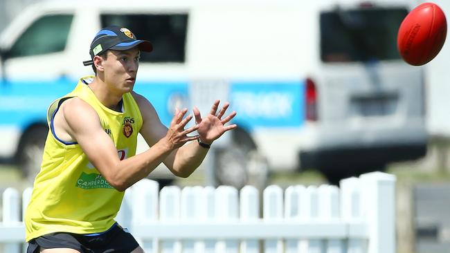 Hugh McCluggage at Brisbane training. Picture: Liam Kidston