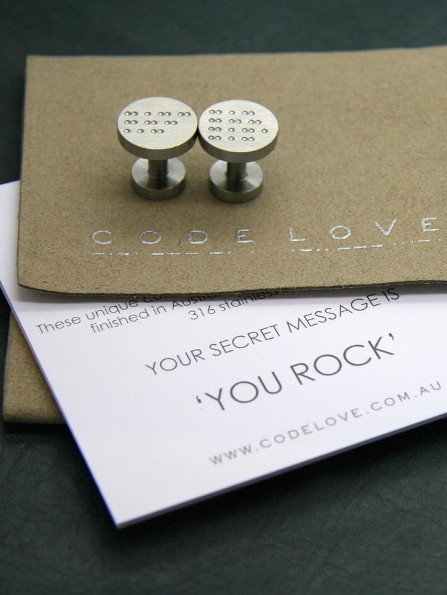 Code Love cufflinks