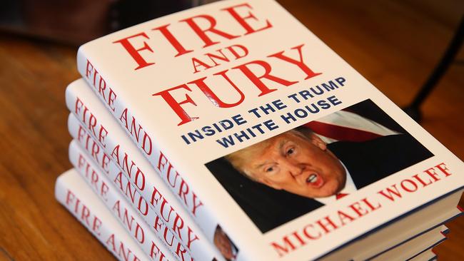 Fire and Fury is already a bestseller. Picture: Justin Sullivan/Getty Images/AFP