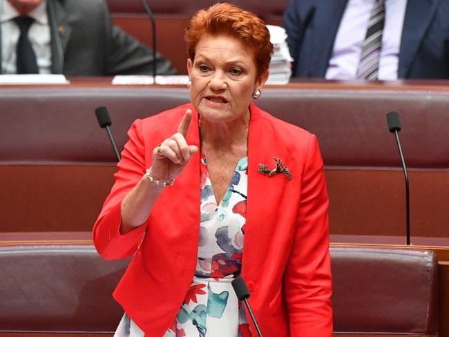 Senator Pauline Hanson has unleashed on Prime Minister Scott Morrison.