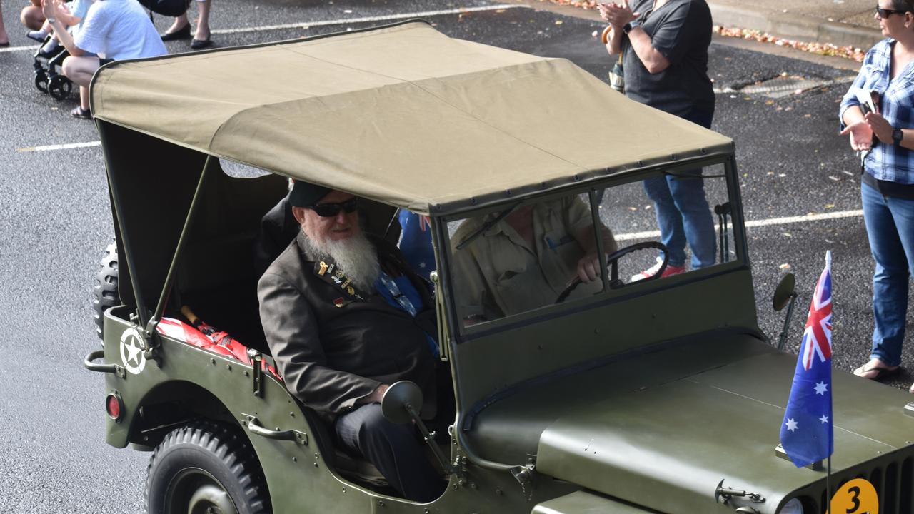 Scenes from the Bundaberg Civic Service and parade.