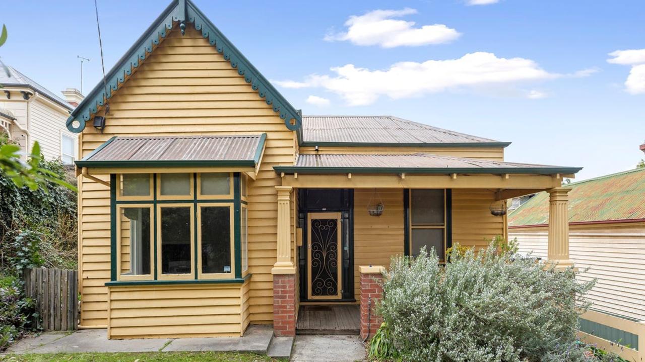 This three-bedroom house at 77 Rowan St, Bendigo, is on the market for offers between $630,000 and $650,000.