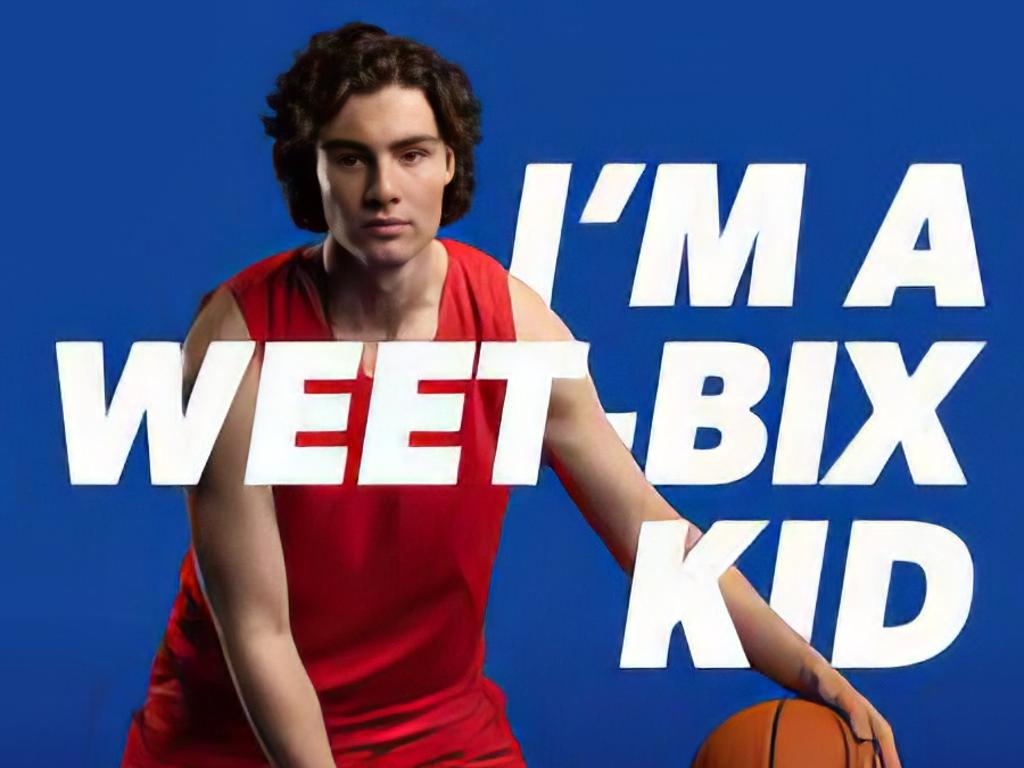 Josh Giddey has been removed from Weet Bix promotional material. Picture: Facebook