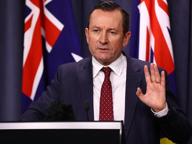 Premier Mark McGowan has often been critical of NSW during the pandemic. Picture: Paul Kane / Getty Images