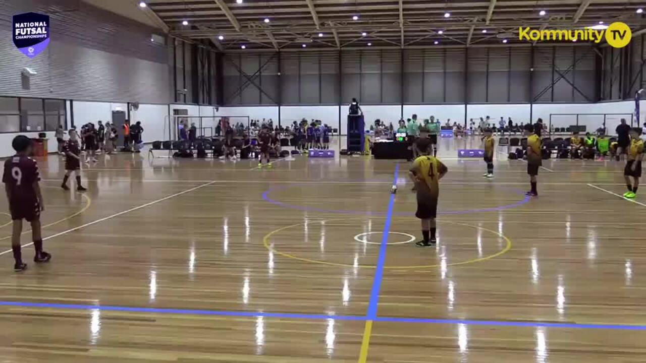 Replay: Football Queensland White v Football West (U12 Boys QF)  - 2025 National Futsal Championships Day 4