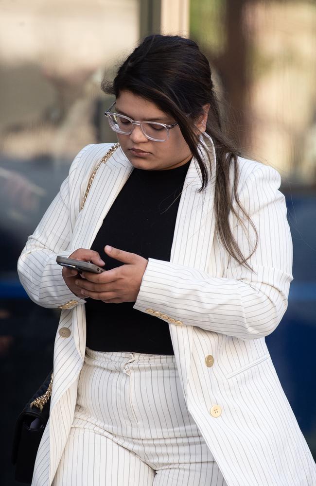 Sakshi Agrawal at court on Tuesday. Picture: NCA Newswire / Nicki Connolly