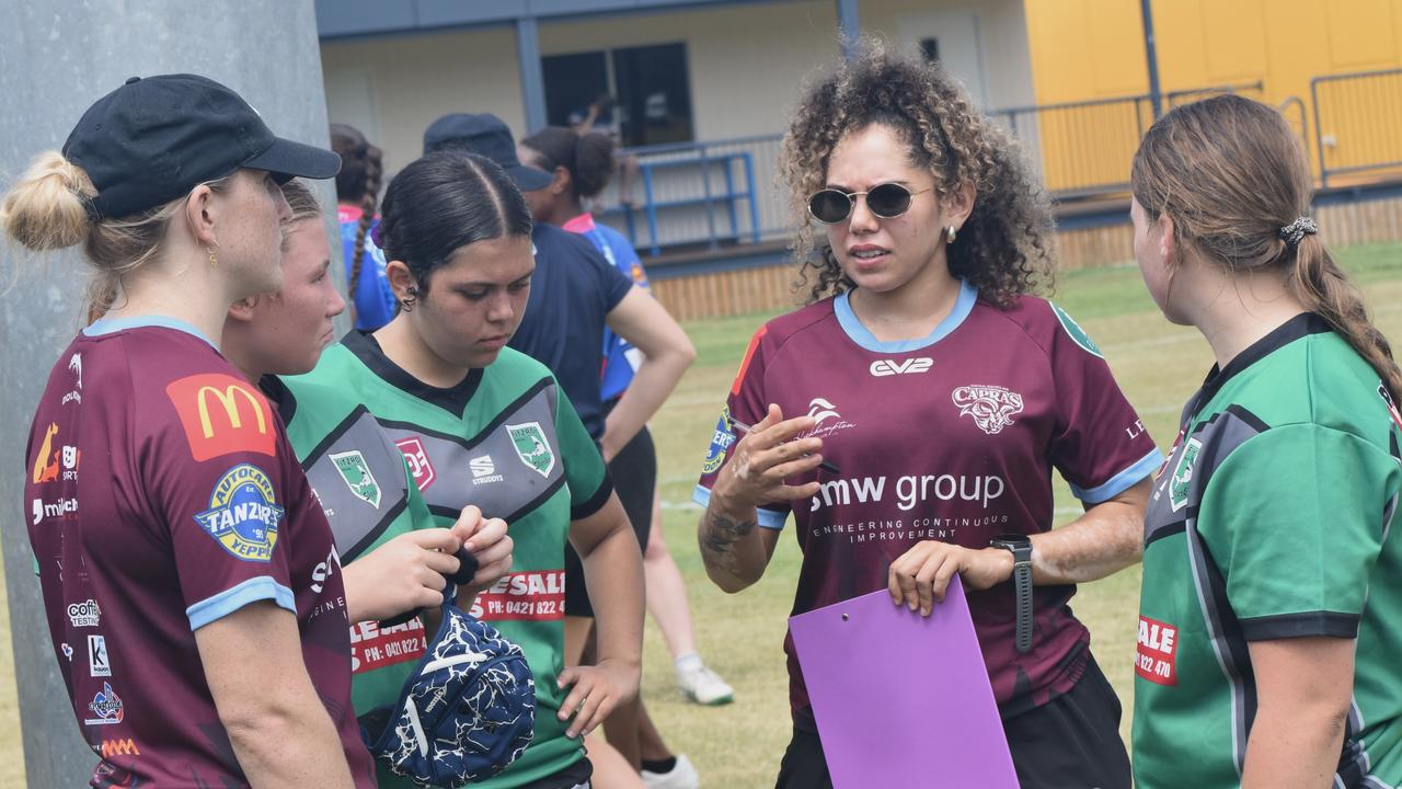 Faces of the CQ Capras under-17 and under-19 girls open trials at St Brendan's College, Yeppoon, on November 16, 2024. Photo: Pam McKay