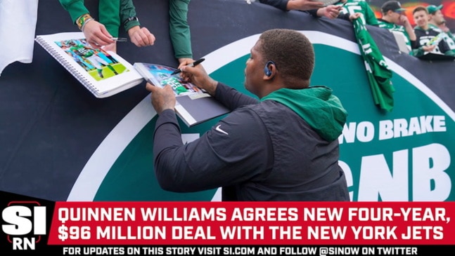 Jets DT Quinnen Williams agrees to terms on four-year, $96 million