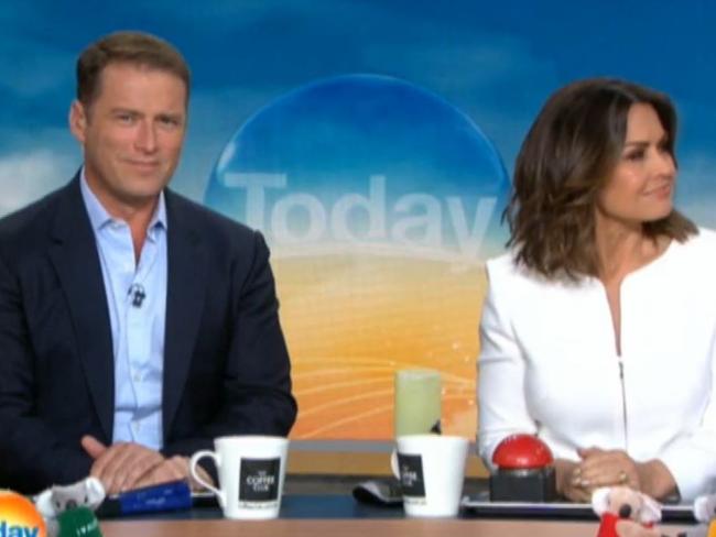 Today Show host Karl Stefanovic in a new suit, after wearing one for a whole year. Picture: Supplied